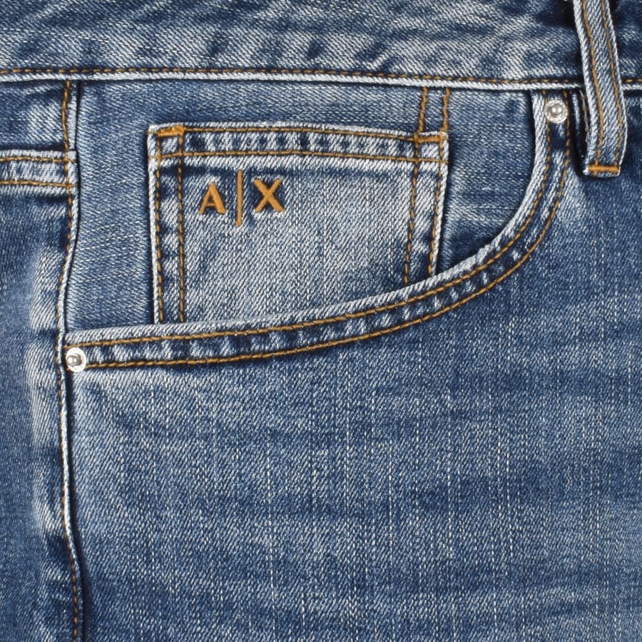 Armani Exchange J13 Slim Fit Jeans Light Wash Blue